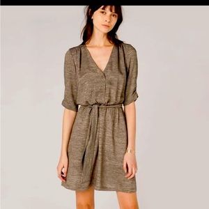 Sessun sparkly black/color dress (lurex/wool), size 1 (4-6)